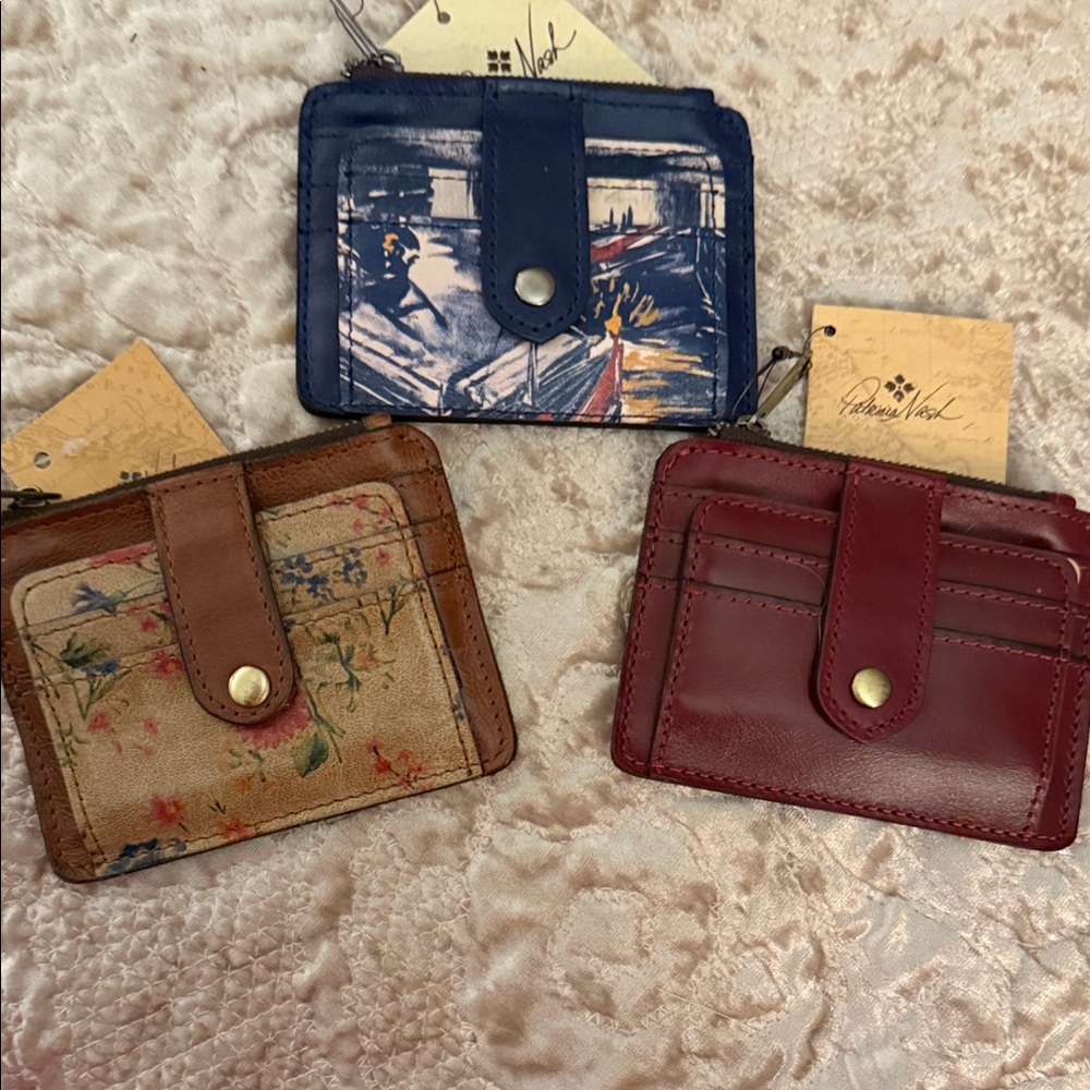 NWTS! Your Choice...Patricia Nash Leather Cassis Wallet Pick One, or Pick All!